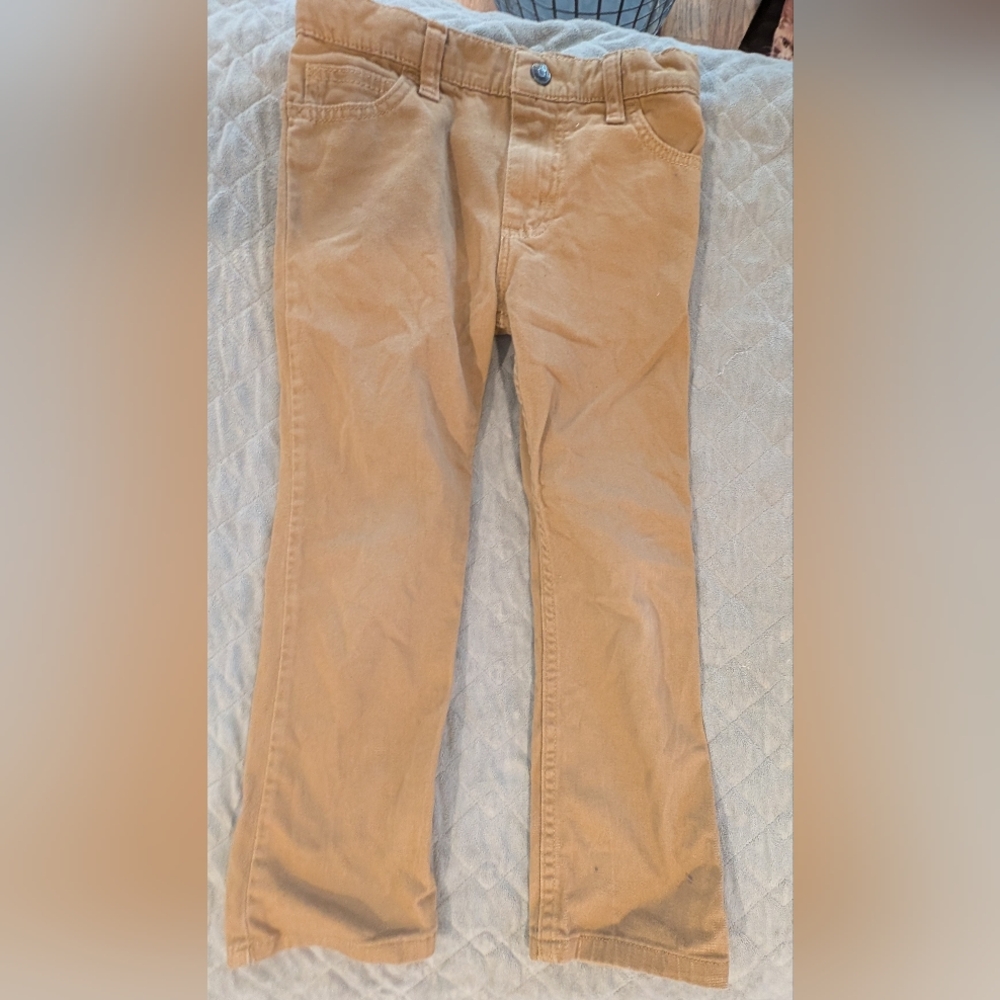 Wrangler Kids Size 6 Tan Casual Pants